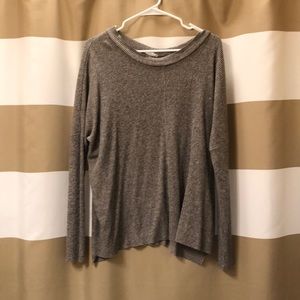 Ribbed Long Sleeve Top